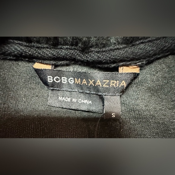 BCBGMaxAzria Y2K Black Rhinestone Bomber Jacket - Picture 14 of 15